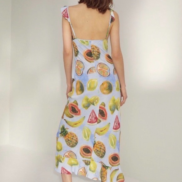 Wilfred Fruit Print Maxi Dress - Multicolor - Picture 2 of 3